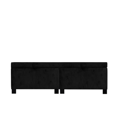 Černý rám postele MONA KP 180x200 cm