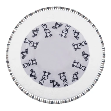 Kulatý koberec s žirafami MUUM 120 cm