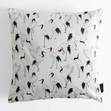 Bílý povlak na polštář LEANDRO 45x45 cm