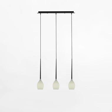 Bílá závěsná světelná lišta FIORE III