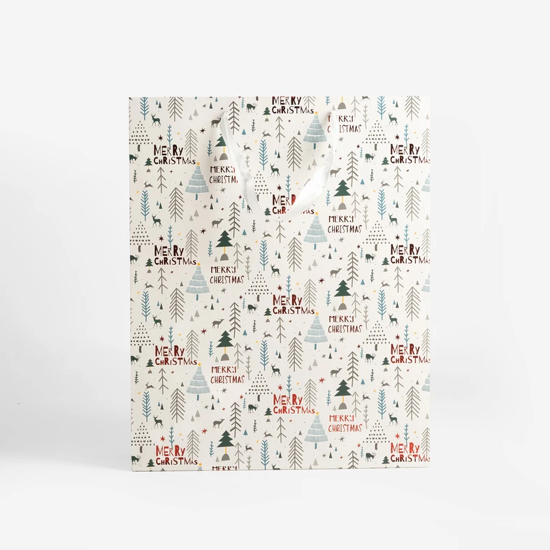 Vánoční dárková taška 41 cm MIX