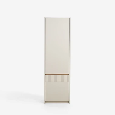 1-dveřová šatní skříň s osvětlením OAK SQUERE.