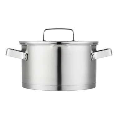 Stříbrný nerezový hrnec TRAME 3,3 l
