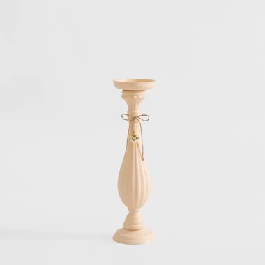 Vintage svícen na jednu svíčku 39 cm