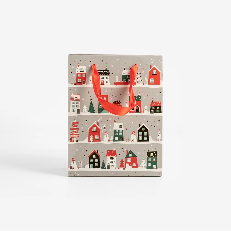 Dárková taška vánoční motiv 23 cm MIX