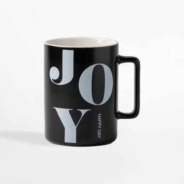 Černý hrnek JOY 400 ml