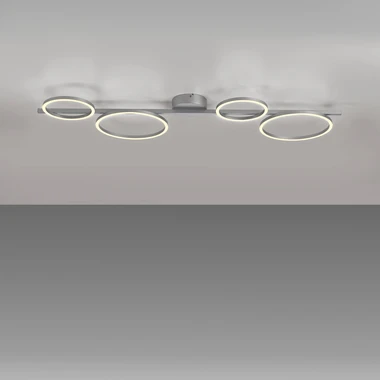 Stříbrné LED stropní svítidlo MINI RITUS