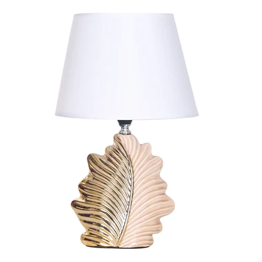 Zlatá stolní lampa glamour 35 cm