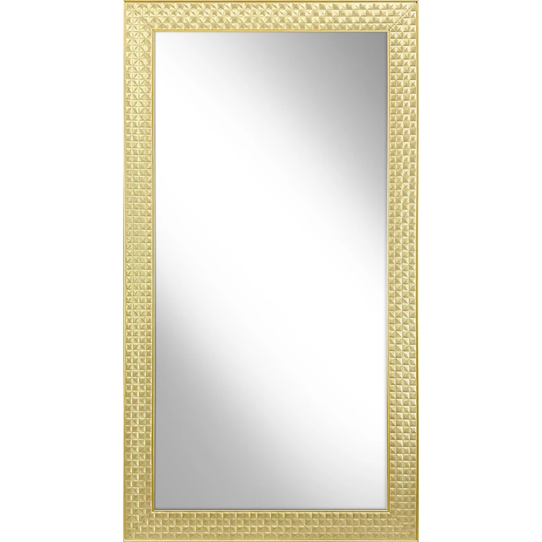 Zrcadlo ve zlatém rámu DIAME 76x136 cm