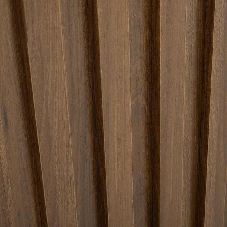 Detal, głębokie ryflowanie na frontach szafek