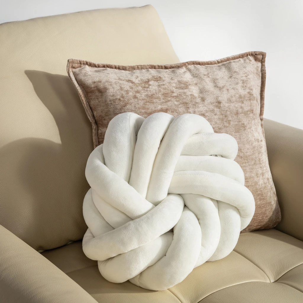 Dekorační povlak na polštář hnědý SOLLE 45x45 cm