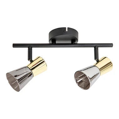 2bodová lišta černo-zlatá CENTO