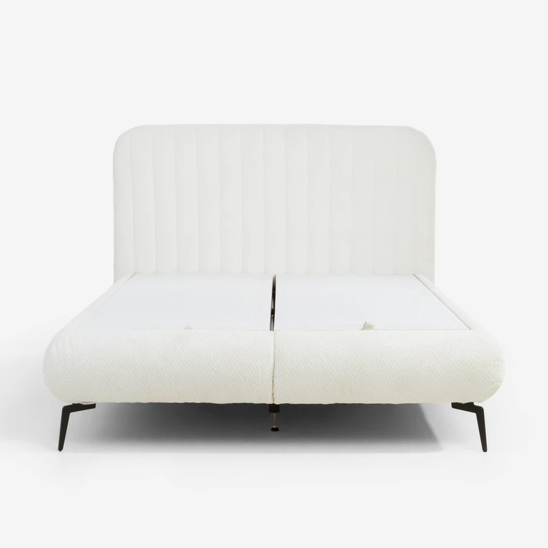 Postel boxspring VALO bílá 160x200