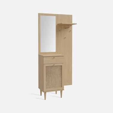 Předsíňová stěna se zrcadlem CALASETTA 90,4 cm