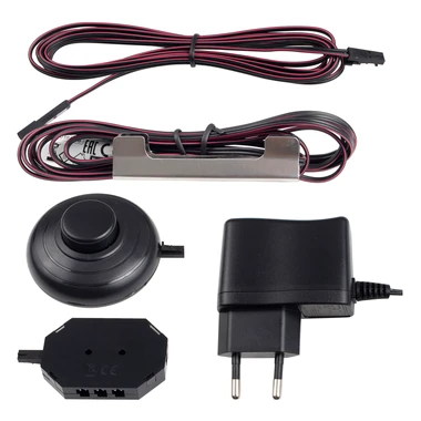 Osvětlení 1-bodové KLIPS LED INOX, teplá barva