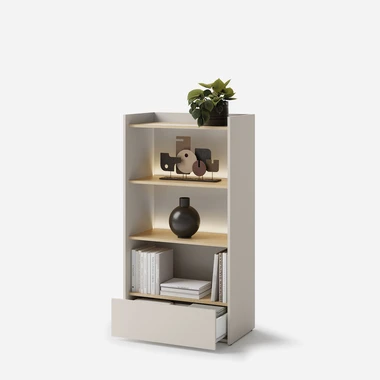 Regál se zásuvkou SIGMA 70 cm