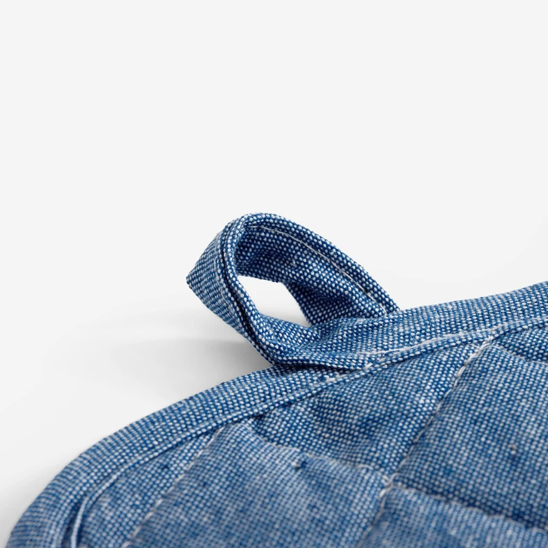 Kuchyňská chňapka s podložkou JEANS COLLECTION modrá.