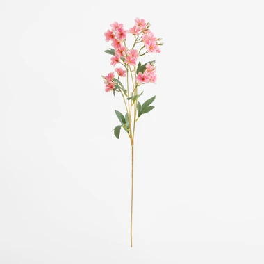 Umělý růžový květ jabloně 88 cm