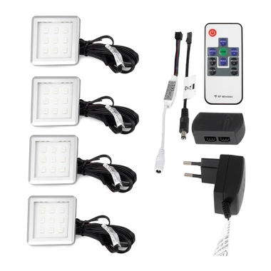 Osvětlení LED RGB 4-bodové SQUARE s ovladačem