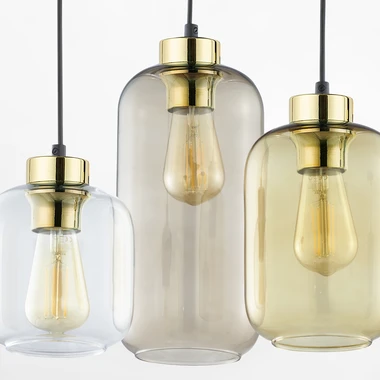 Hnědé závěsné svítidlo MARCO BROWN 3