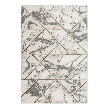Krémový geometrický koberec SUNSET 200x290 cm