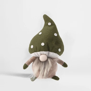 Dekorativní figurka skřítek hříbeček 20 cm MIX