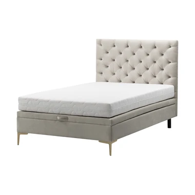 Krémová postel DONNA LUX 120 cm