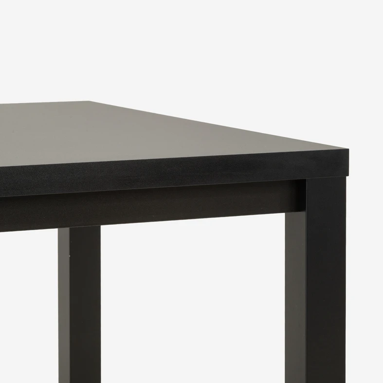 Malý stůl černý mat JUNI 90 cm
