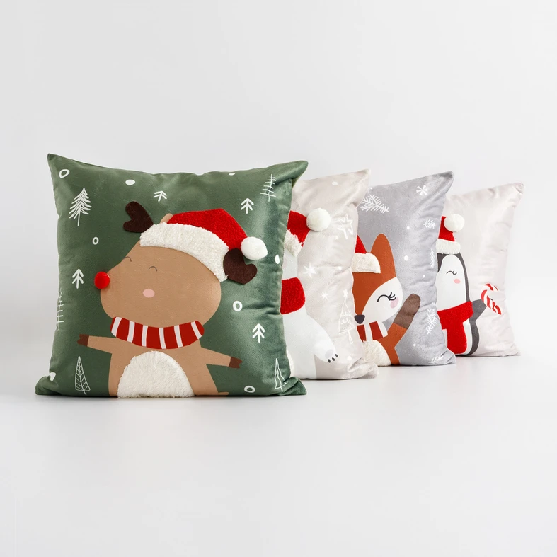 Dekorační povlak na polštář Medvídek FROZEN 45x45 cm