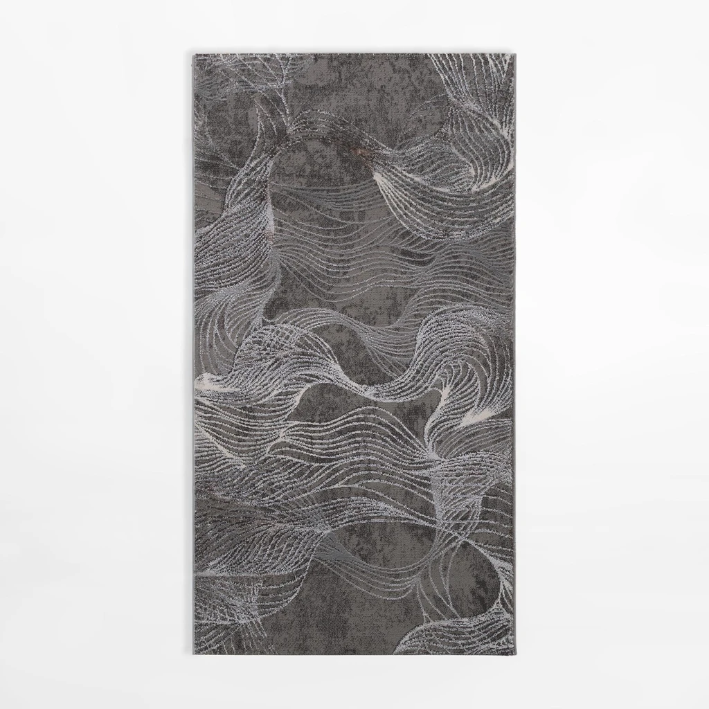 Šedý koberec do obývacího pokoje SPAZZIO 80x150 cm