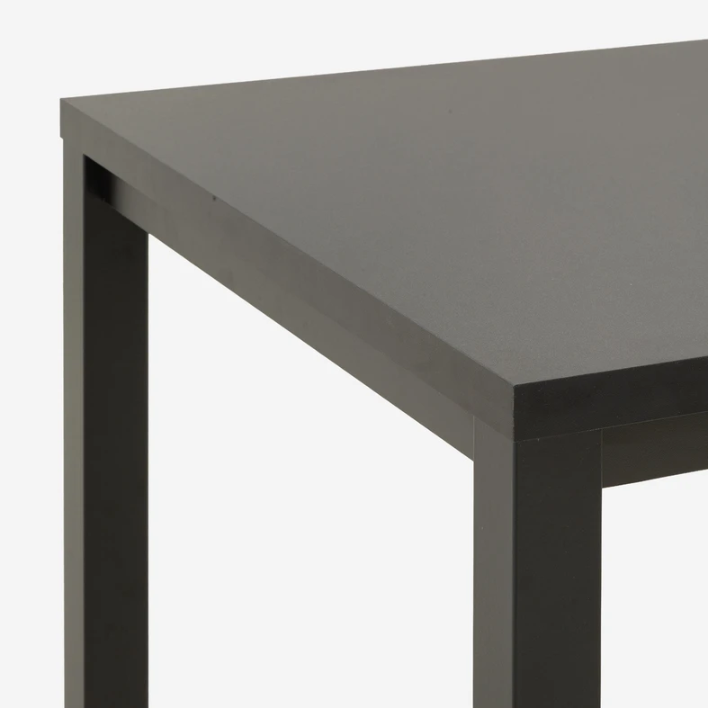 Malý stůl černý mat JUNI 90 cm