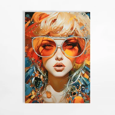 Obraz na plátně RETRO ŽENA II 60x80 cm