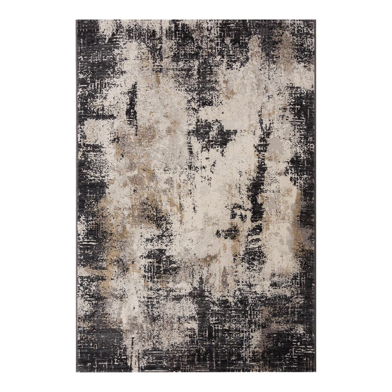 Abstraktní šedý koberec NOVANTA 200x290 cm
