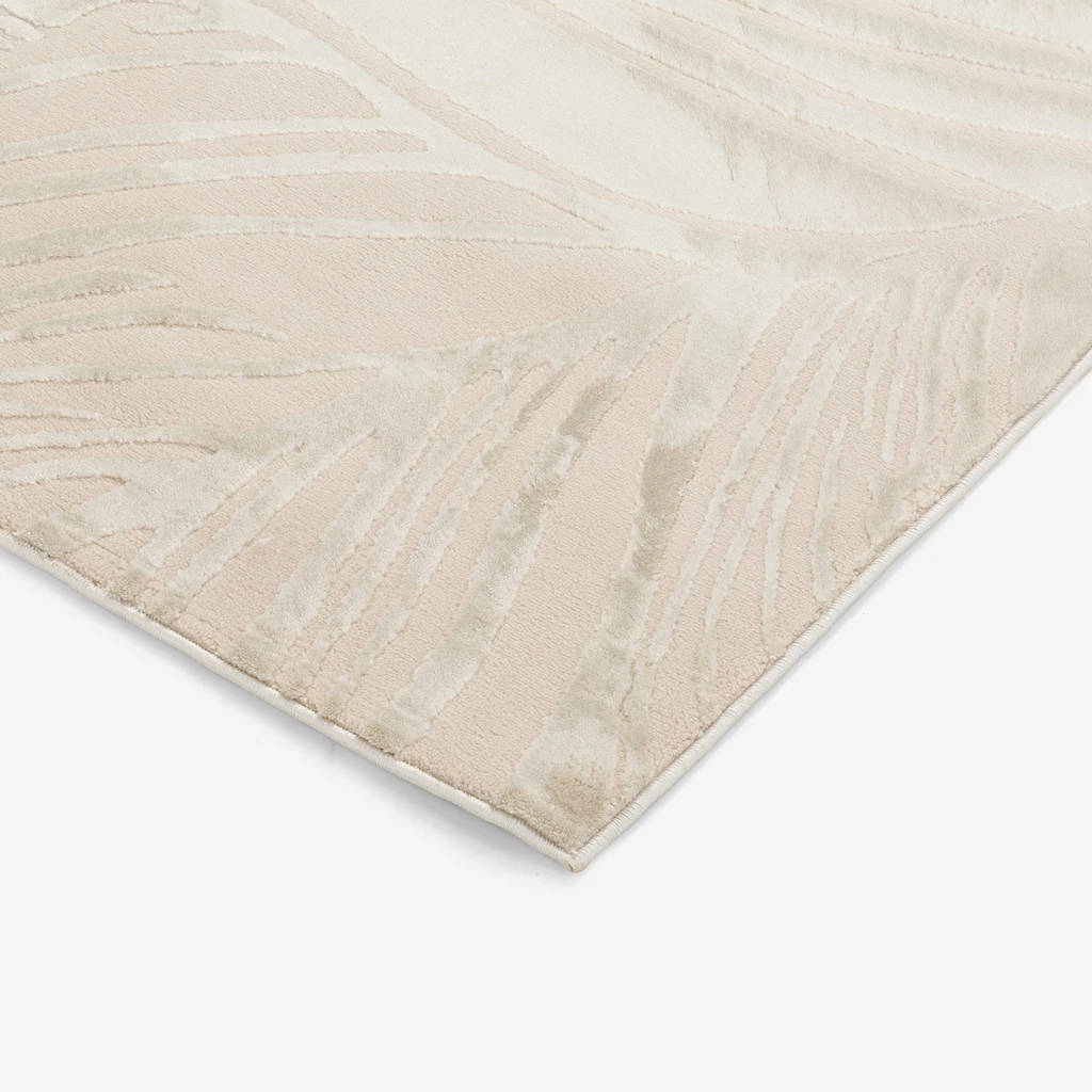 Koberec s motivem listů BUTIQUE béřový 120x170 cm