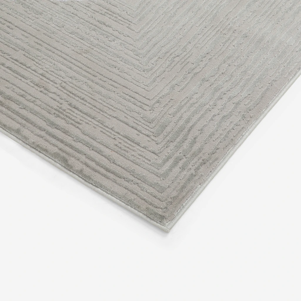 Koberec s abstraktním vzorem BUTIQUE béžovo-šedý 120x170 cm