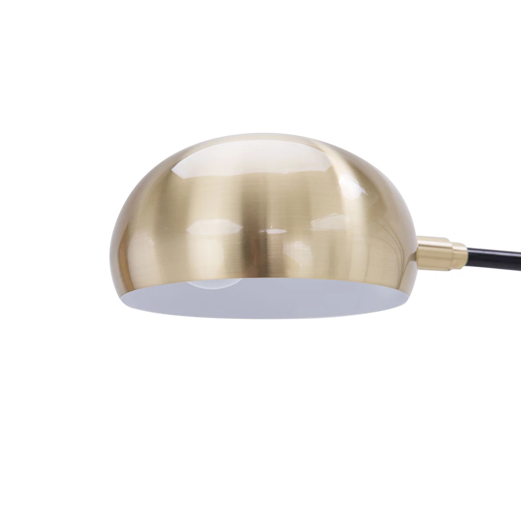 Moderní černo-zlatá stojací lampa ZODIAC 5