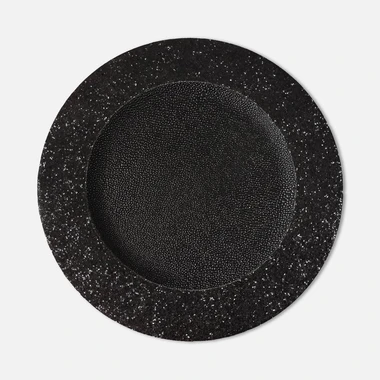 Dekorativní talíř černý 33 cm