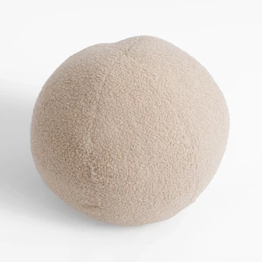 Dekorační béžový polštář BALL 27 cm