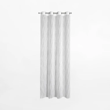 Bílá záclona na průchodkách FELICJA 140x250 cm