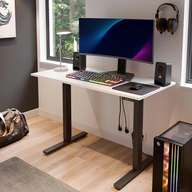 Polohovací stůl FLOW bílý 120x58 cm