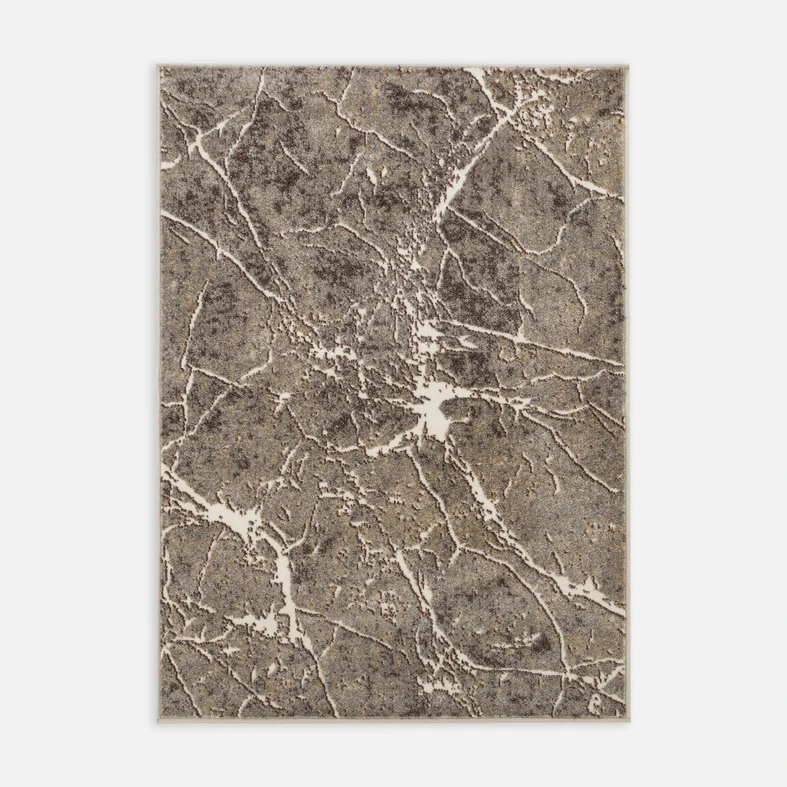 Abstraktní koberec ARCO 60x110 cm, béžový