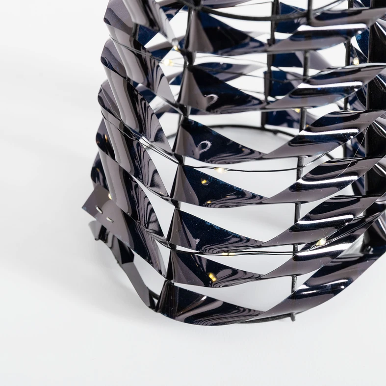 Dekorace stromeček, LED, černá, 40 cm