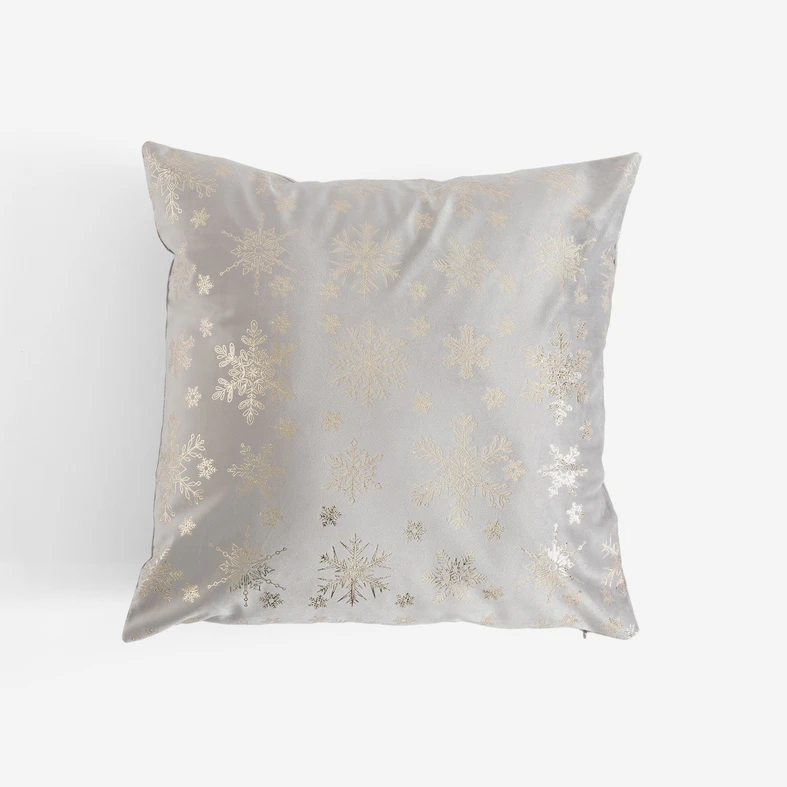 Dekorační polštář s hvězdičkami CELEBRI šedý 45x45 cm