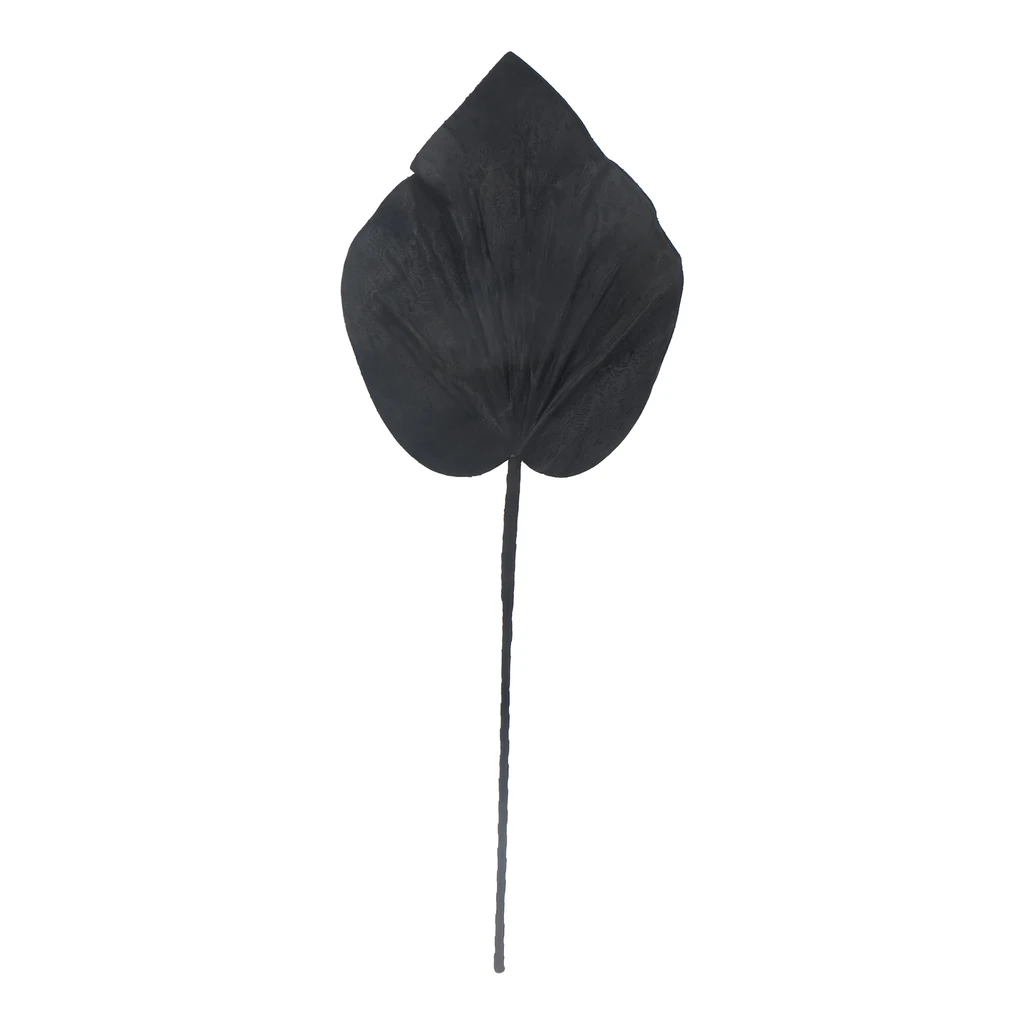 Sztuczny liść czarny 85 cm.