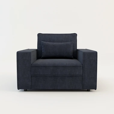 Křeslo tmavě modré MARKOS