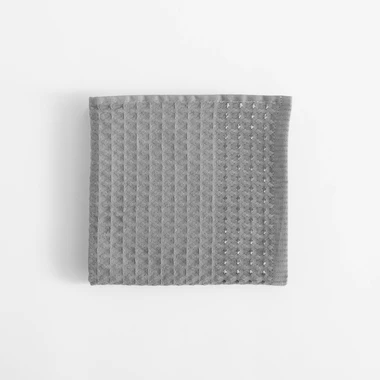 Tmavě šedá kuchyňská utěrka WAFEL 40x60 cm
