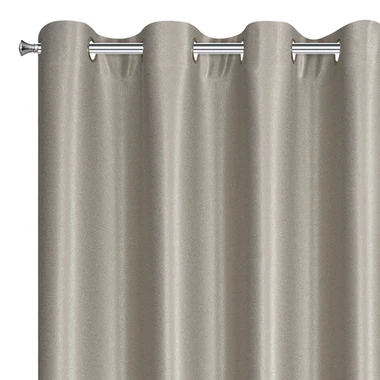 Tmavě béžový závěs do obývacího pokoje SELINA 140x250 cm