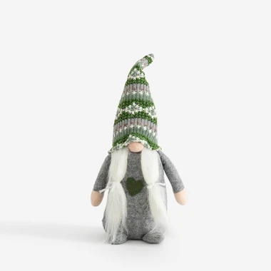 Dekorace SKŘÍTEK dívka zelená 35 cm