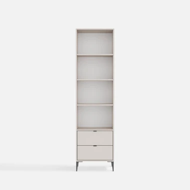 Knihovna se zásuvkami INERTIA kašmír