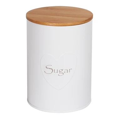 Kovová nádoba na cukr HEART 15 cm